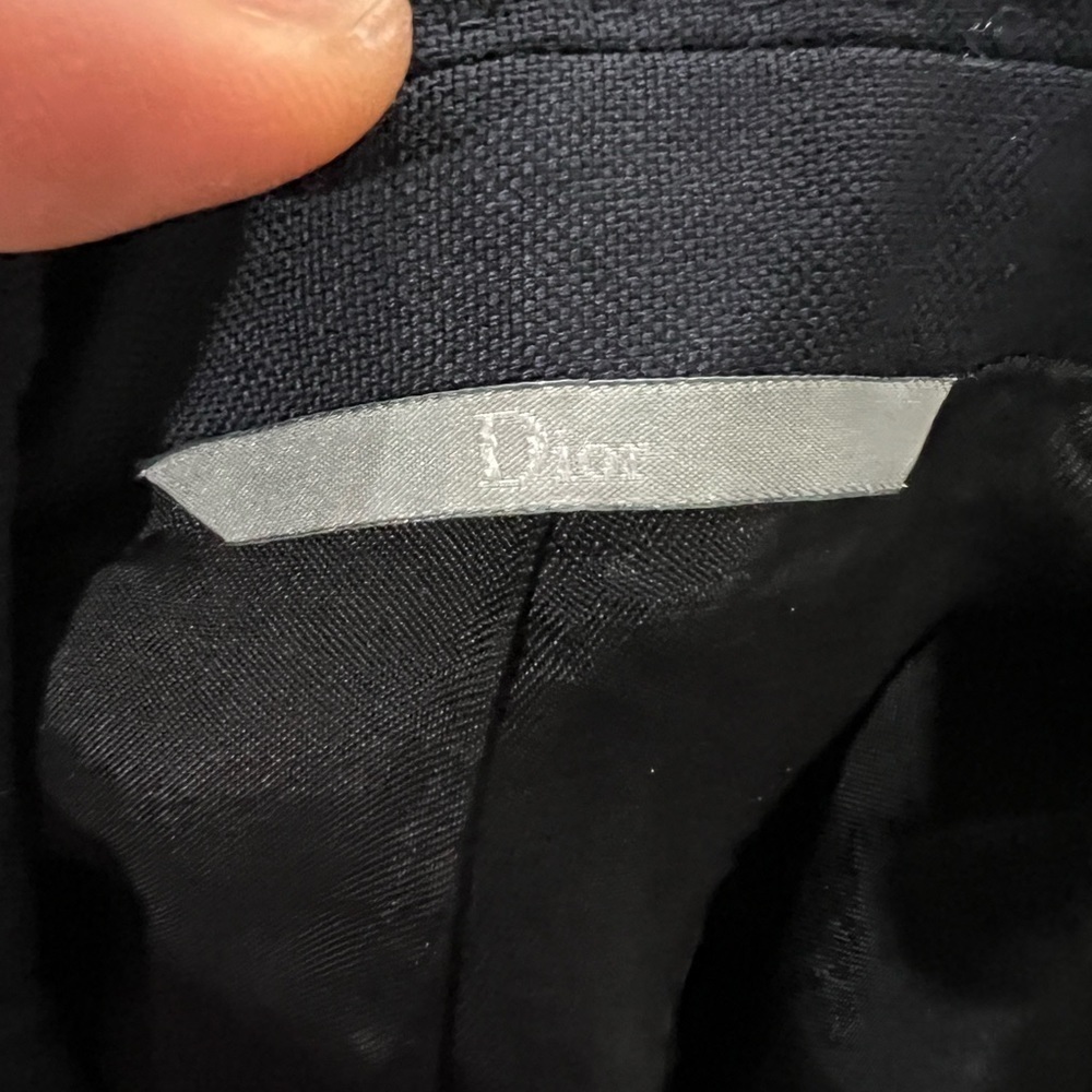 Dior black suit jacket coat size 44R - Picture 5 of 8